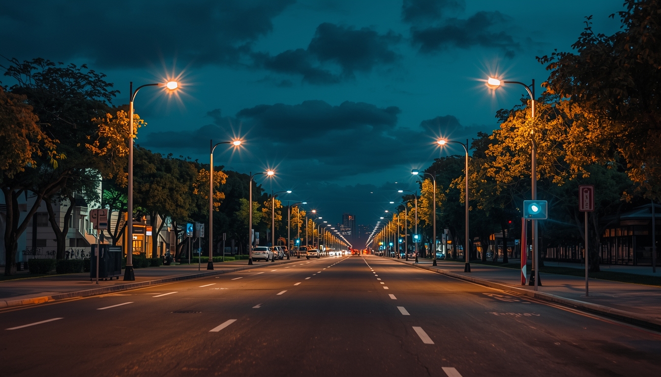 Iluminação pública em Itamarati de Minas com luminárias LED modernas